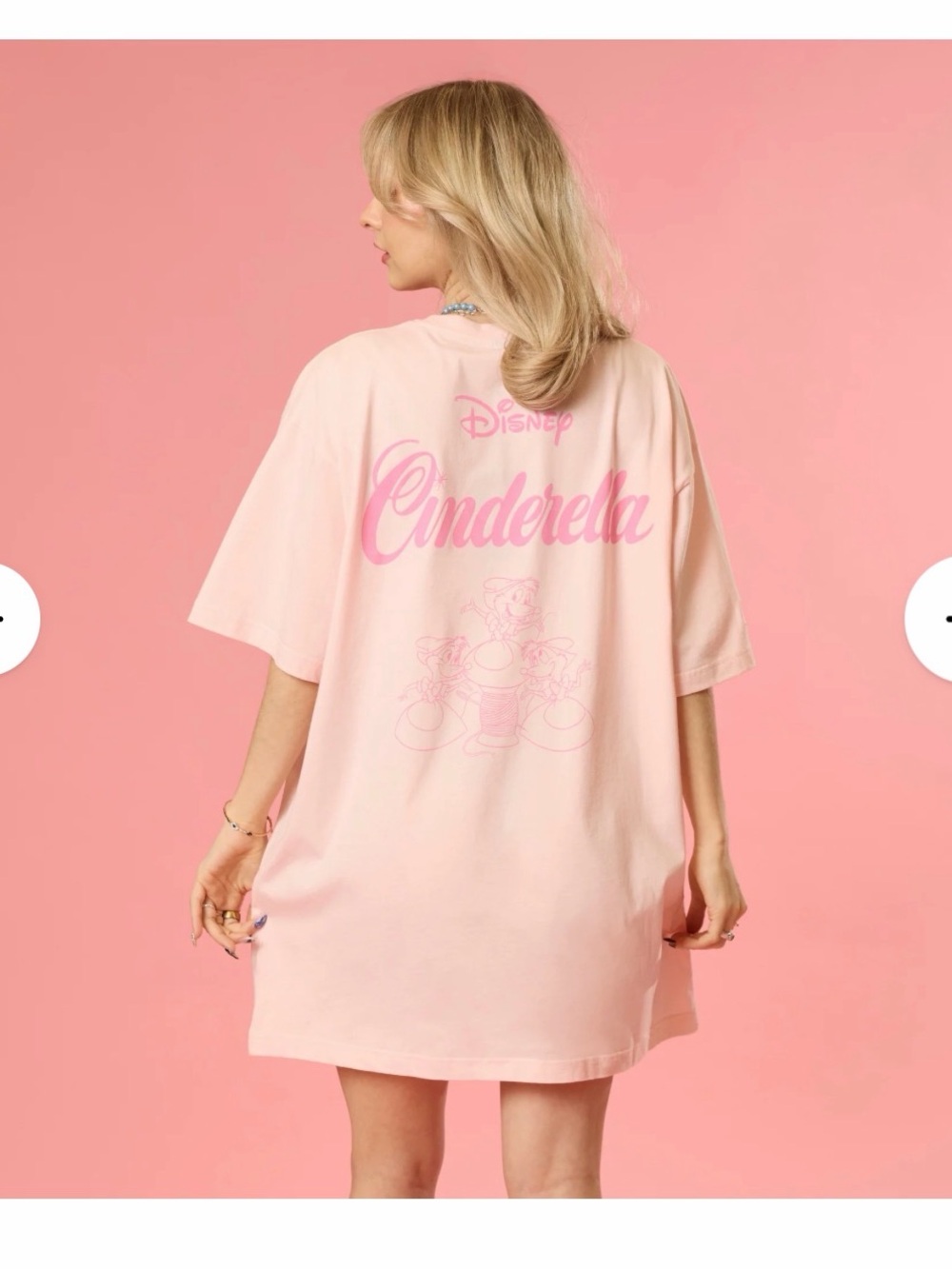 Disney Cinderella Graphic T-Shirt Dress - Picture 4 of 5